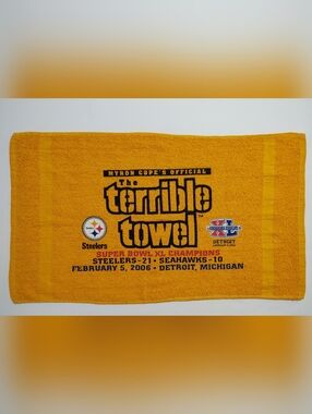 Official Terrible Towel Superbowl XL Steelers